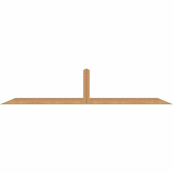 Ekena Millwork Portland Smooth Timber Gable Bracket, Western Red Cedar, 96"W x 20"H x 1 1/2"D x 3 1/2"F, 5/12 Pitch GBW096X20X0204POR00SWR - main